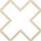 Ekena Millwork 638W x 638H x 14T Large Fowler Decorative Fretwork Wood Ceiling Panels, Birch CELW60X60X0250FLRBI - alternate 2
